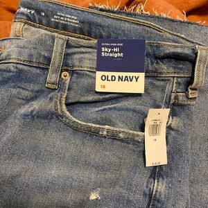 Old Navy straight jeans (women’s 18)